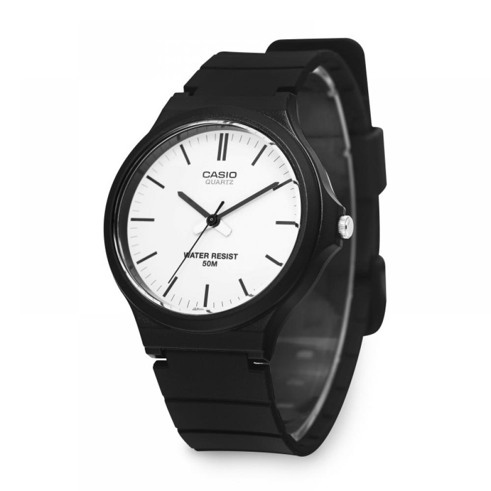 Casio Mw 240 7evdf Mw 240 7e Analog Sat Student Male Urethane Watch