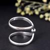 Silver Arthritis Thumb Ring – Handmade Adjustable Splint for Joint Support, Pain Relief, and Daily Wear