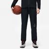 Li-Ning Letter Logo Printed Cuffed Fleece Water-Resistant Loose Knit Sports Pants Men pants Black AYKT693-1