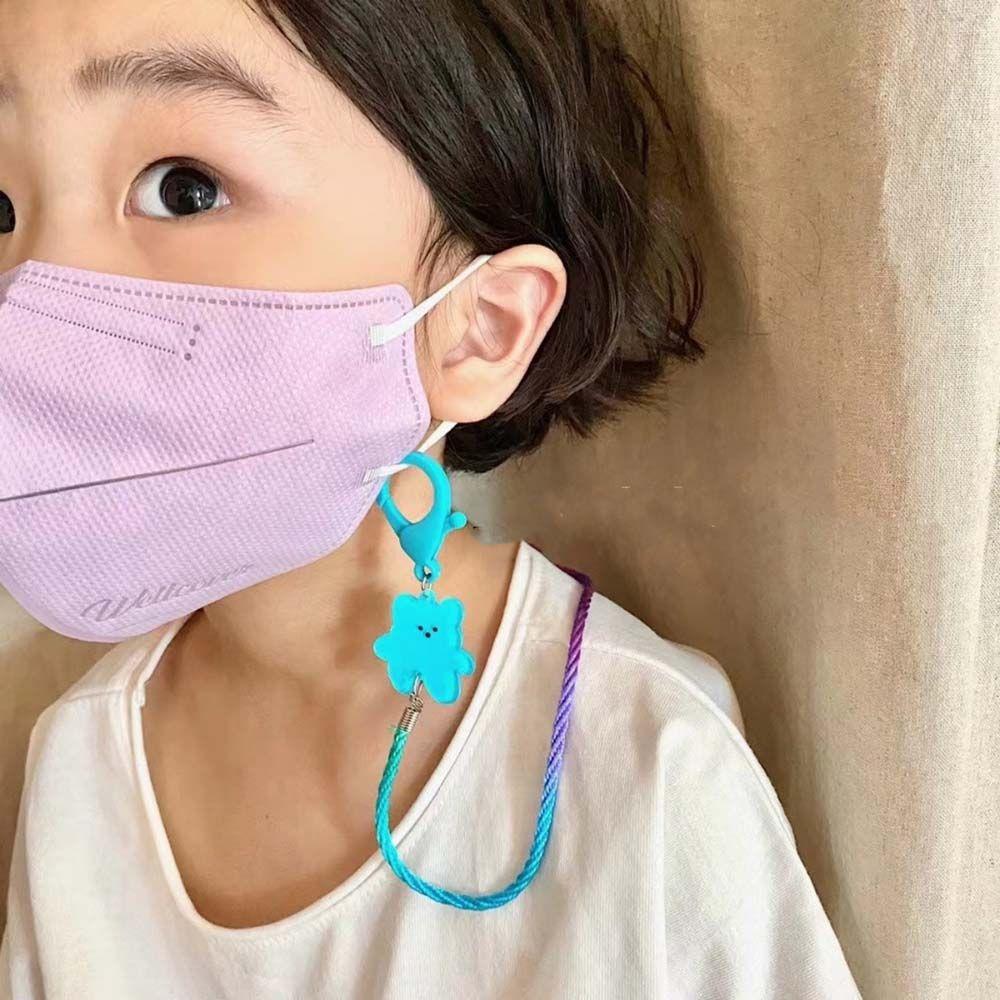 Anti-lost Gradient Color Female Mask Rope Sunglasses Lanyard Child Mask Lanyard Children Mask Chain