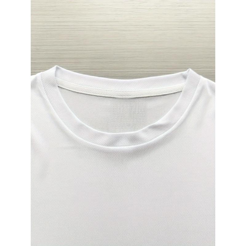 Trendy Summer Round-neck Short-sleeve Casual Sports Men's T-shirt,Unique Printed Pattern, Bold and Cool Casual Fashion,Versatile Trendy Sportswear Top