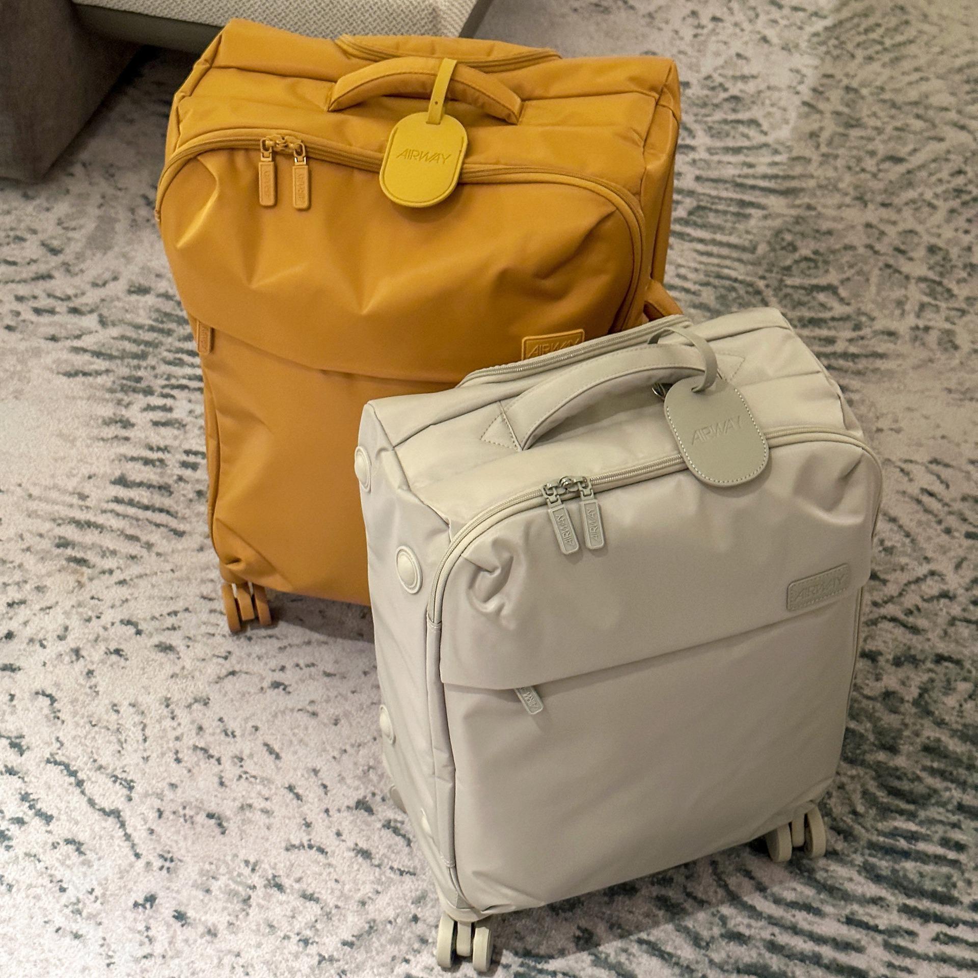 

Сверхлегкий водонепроницаемый чемодан из Оксфорда 20 дюймов с универсальными колесами (2.1КГ), Раскладывается до 24 дюймов 20-inch серый