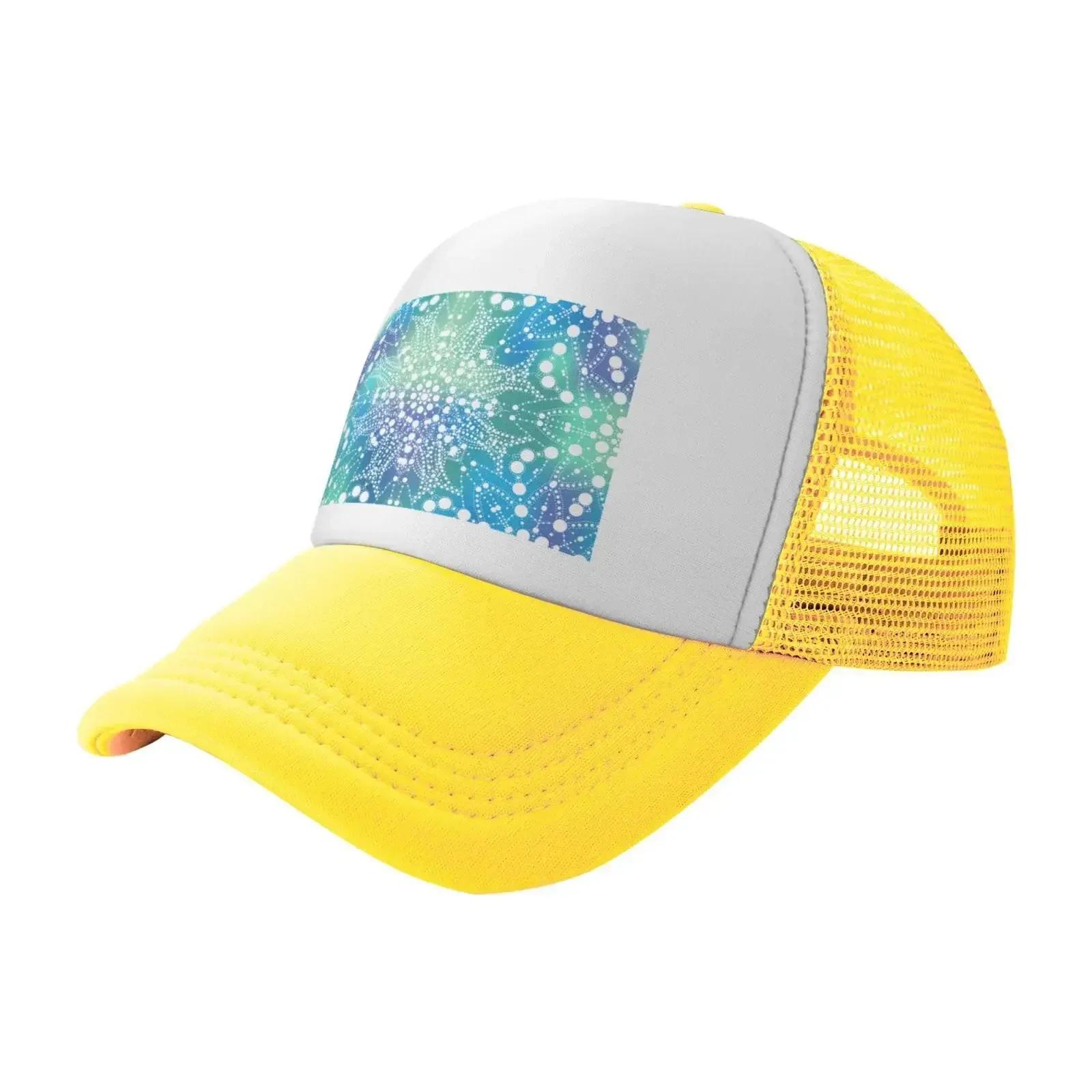 

Unisexdala Yellow Mesh Baseball Cap Sun Visor Hat Womens Unisex Sun Hats Sport Cap Trucker Caps Adjustable