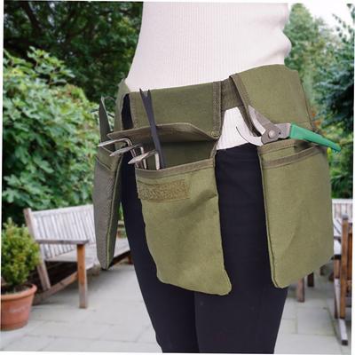 Cintura per attrezzi da giardino Grembiule per attrezzi in tela con tasche Kit da giardinaggio Borsa per la casa Organizer per la casa