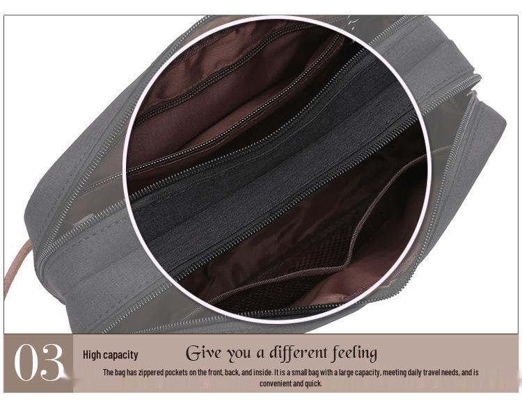 Men's Waterproof Portable Retro Toiletry & Makeup Bag with Large Capacity