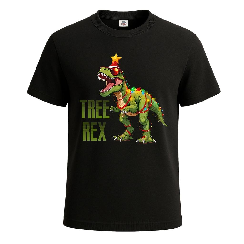 Tree Rex T-Rex Lustiger Weihnachten Dinosaurier Herren T-Shirt Witz Geschenk Lustiges Oberteil Top