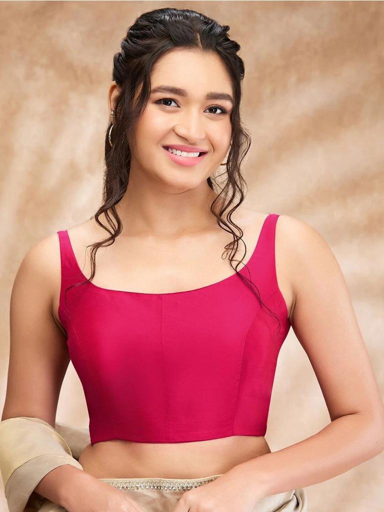 Women Sleeveless Square Neck Blouse Indian Bollywood Party Wear Stitched Choli