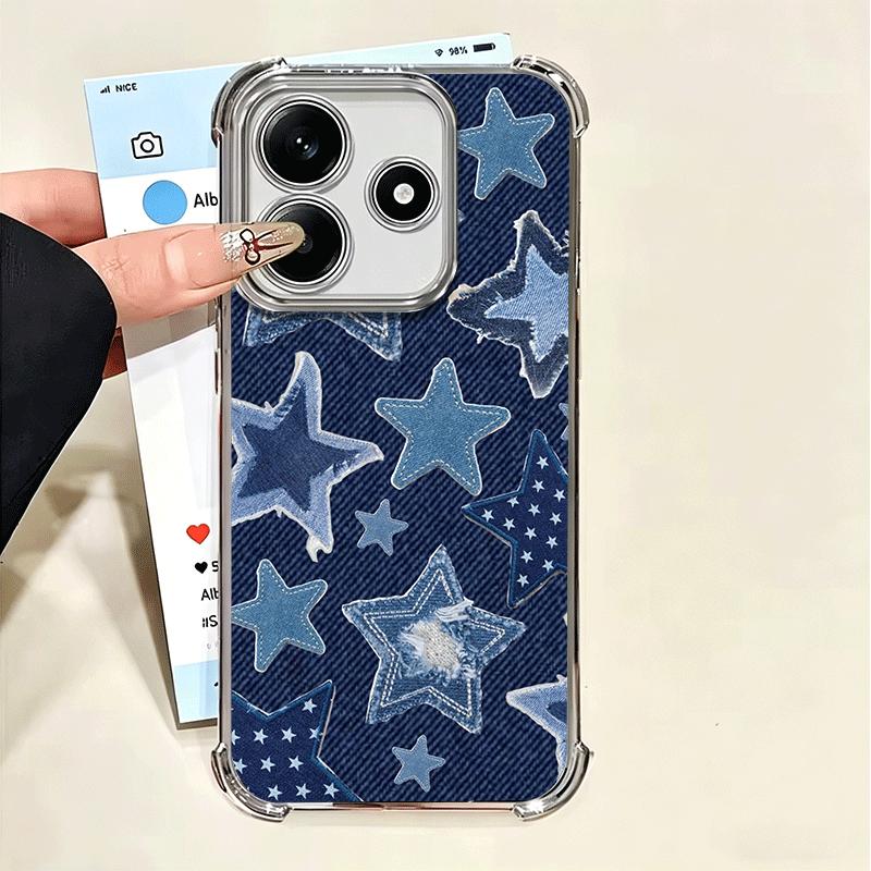 

Lucky Star Girl Fashion Soft Phone Case For Xiaomi Poco X7 X8 Pro Max X6 X5 X3 F8 Ultra F7 M8 M7 M5S Redmi 15C 15A 15 14C 13C 12 Poco X8 Pro Max