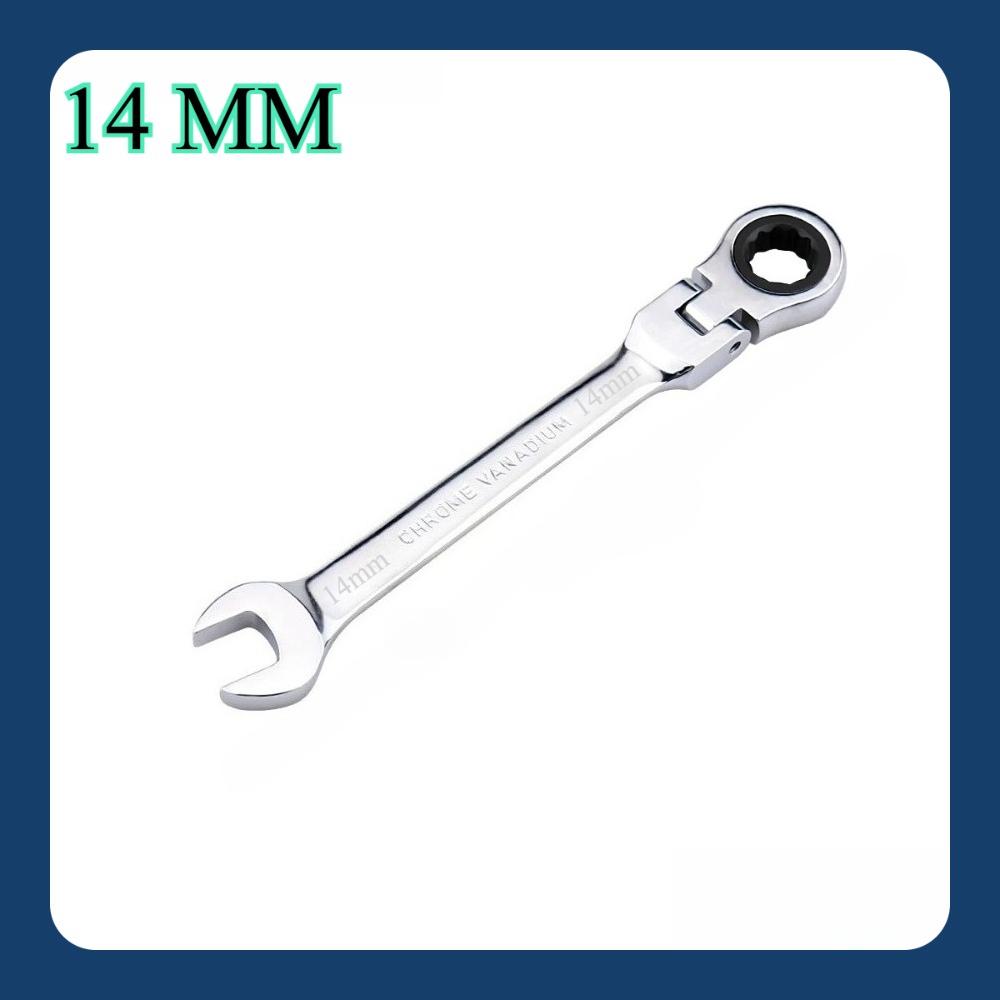 72-Tooth Ratchet Wrench - Dual-Head (Open End/Quick-Release), 180° Rotation, Professional Tool for Efficient Maintenance