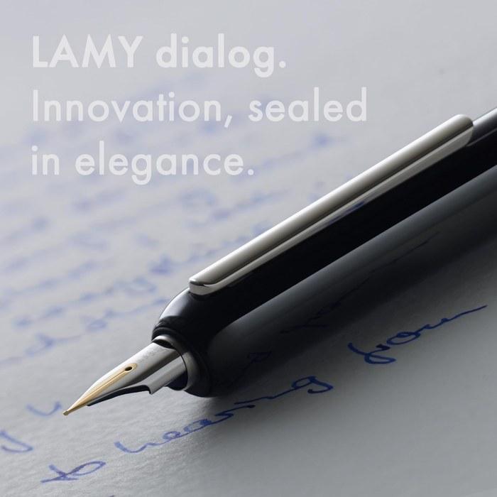 [LAMY] Dialog3 Fountain Pen L74 F (Fine) Palladium Nib F