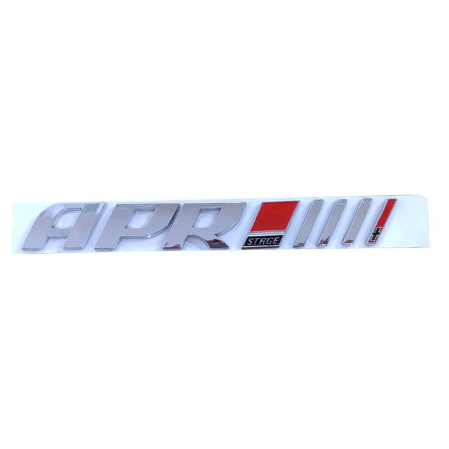 

3d ABS Logo APR Emblem Letters Car Trunk Badge Decal APR Sticker Accessories