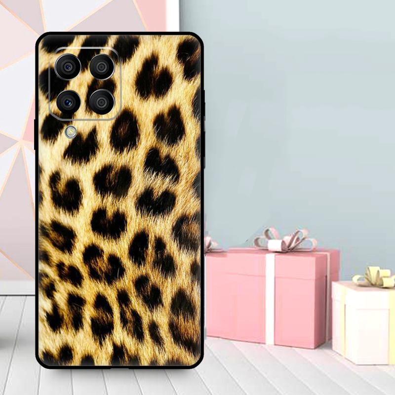 Leopard Pattern Animal Colorful Case For Samsung Galaxy M36 M12 M52 M06 M16 M56 M33 M15 M55 M31 M13 M14 M53 M32 M35 M34 M54