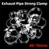 Stainless Steel Pipe Connection Hoop 40-76mm Steel Pipe Clamp Strong Hose Clamp
