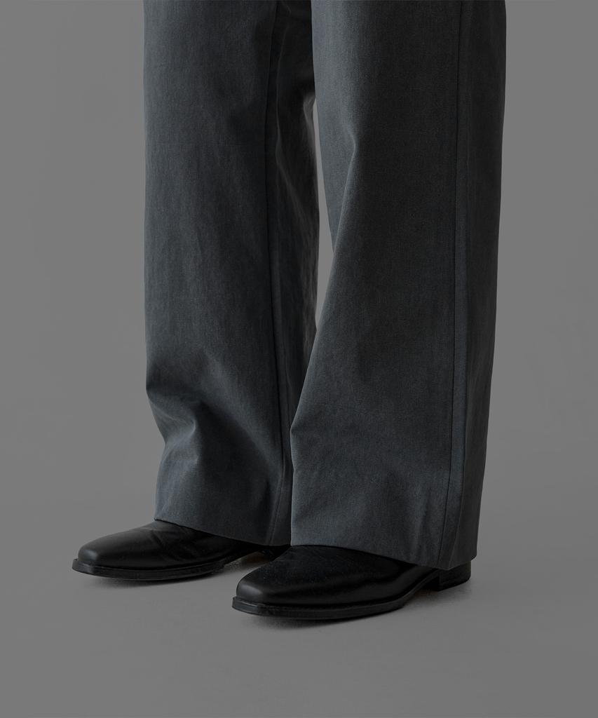 Baulopeulodeogteu Cationic Cotton Pants [Charcoal]