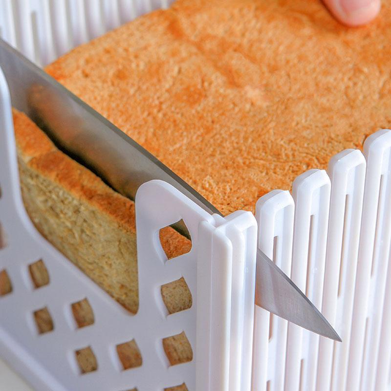 Toast Bread Slicer Stand Foldable Toast Loaf Slicing Machine Multifunctional Bread Cutting Guide Tool For Homemade Bread
