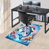 1PC Dolphin Rainbow Extra Large Non Slip Floor carpet, Office, family, Studio   Large Area Rug Indoor Rugs, Bold Statement Piece