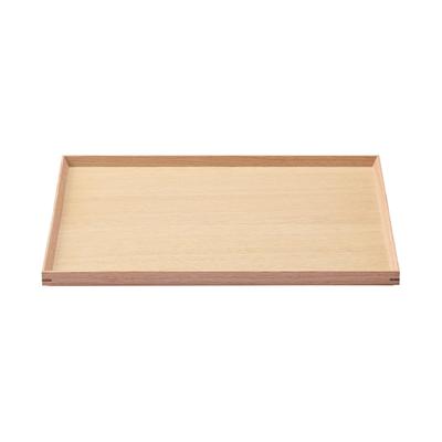 MUJI Holztablett, quadratisch, breit x tief x 2 cm, MDC79A2S, Natur, ca.. 40,5 cm 30,5 cm hoch