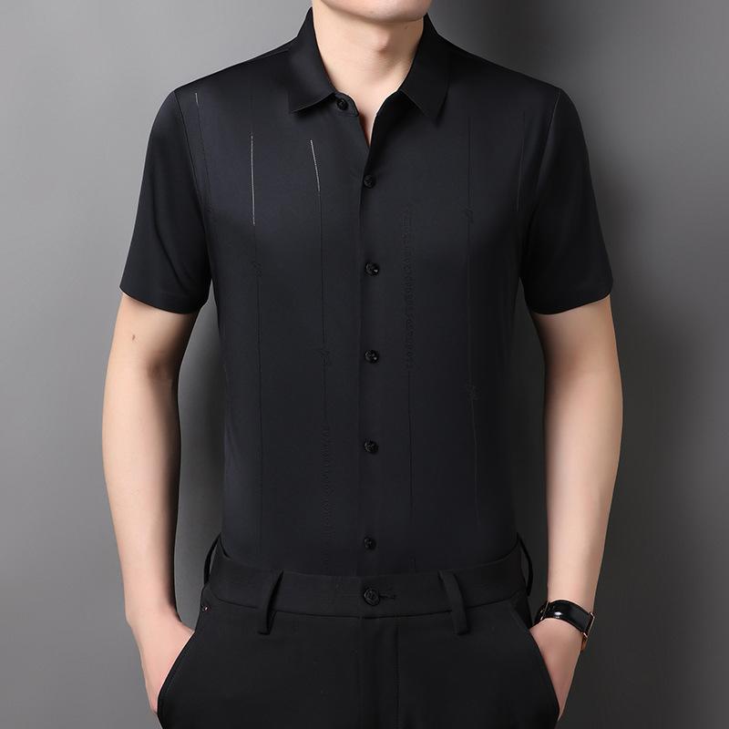 Casual Comfortable Fashion Shirt Men's Short Sleeve Slim Fit Summer