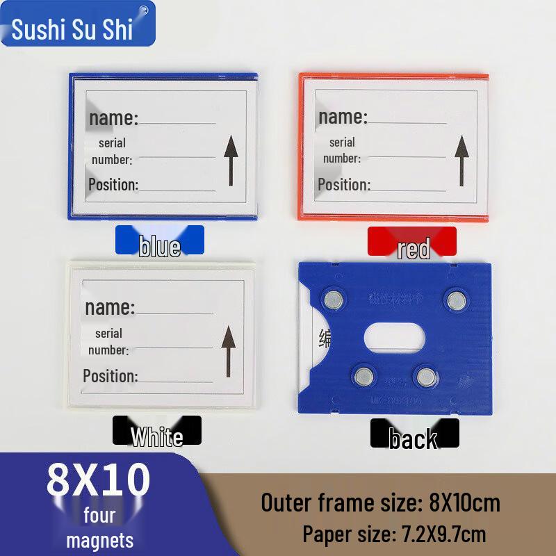 Magnetic Warehouse Shelf Labels