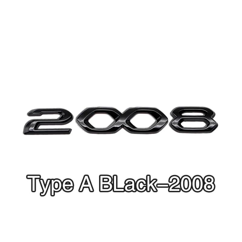 2026 Adesivo Auto Caldo 1 PZ Adesivo Auto in ABS Alta Qualità Stemmino Logo Bagagliaio Adesivo Numero per Peugeot 3008 4008 4008 5008 508L Acc