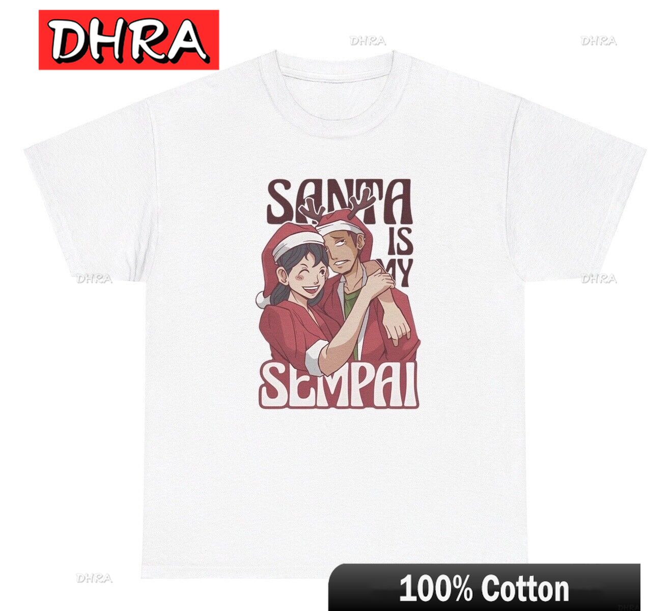 

Santa Is My Senpai TShirt Funny Anime Christmas Inappropriate Weirdcore Gift Tee Artistic Classic Urban Tees Women TShirt S