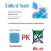 12-Pack Washing Machine Cleaning Tablets, for Front & Top Loaders, Effervescent Stain Remover