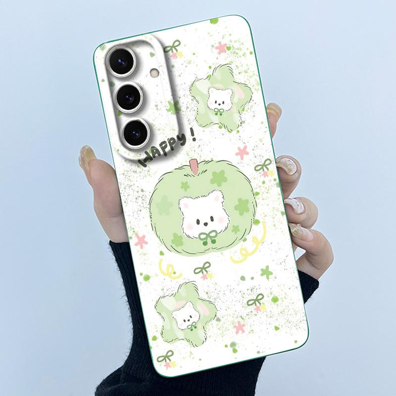 Case For Galaxy S25FE Cute Panda Sweet Girls Cats Silicone Soft Back Cover For Samsung Galaxy S25 FE 5G Bumper Protective Casing