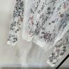 Nanyou Floral Embroidered Hollow Round Neck Sweater: Slimming, Flattering, Age-Defying Women's Fashion Top