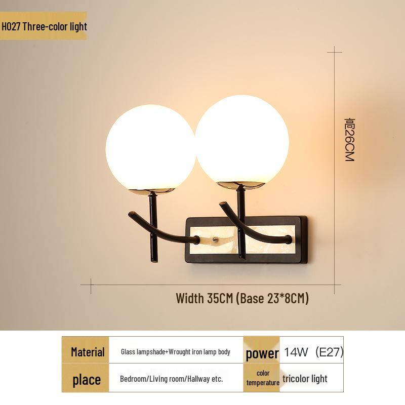 Applique Murale Moderne Chaleureuse pour Chambre à Coucher, Salon, Salle à Manger et Escalier