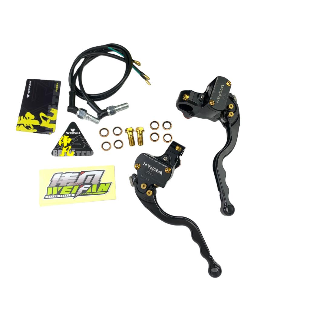 17.5mm Motorcycle Brake Master Cylinder 22mm Radial Pump Hydraulic Lever Set CNC for Honda Yamaha Kawasaki