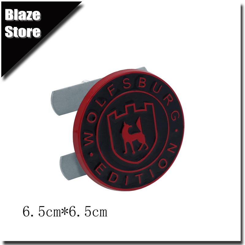 3D Metall Auto Karosserie Kühlergrill Plakette WOLFSBURG EDITION Emblem Auto Aufkleber Für Polo Golf Santana Passat Käfer Touareg