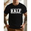 Divertente T-shirt da uomo in crinkle tedesco, taglia grande, TAGLIA GRANDE