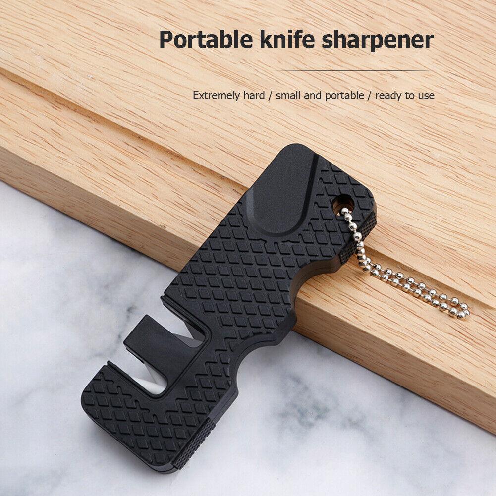 Tungsten Ceramic Carbide Cutlery Whetstone Sharpener Fish Hook Pocket Sharpener