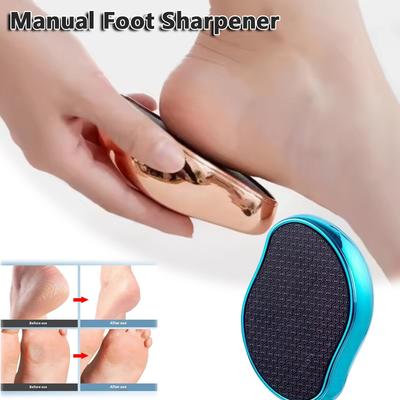 Foot Grinder To Remove Dead Skin Foot Rubbing Board Grinding Calluses Nano Glass Foot Scrubber Repair Foot Scraping Heel Tool