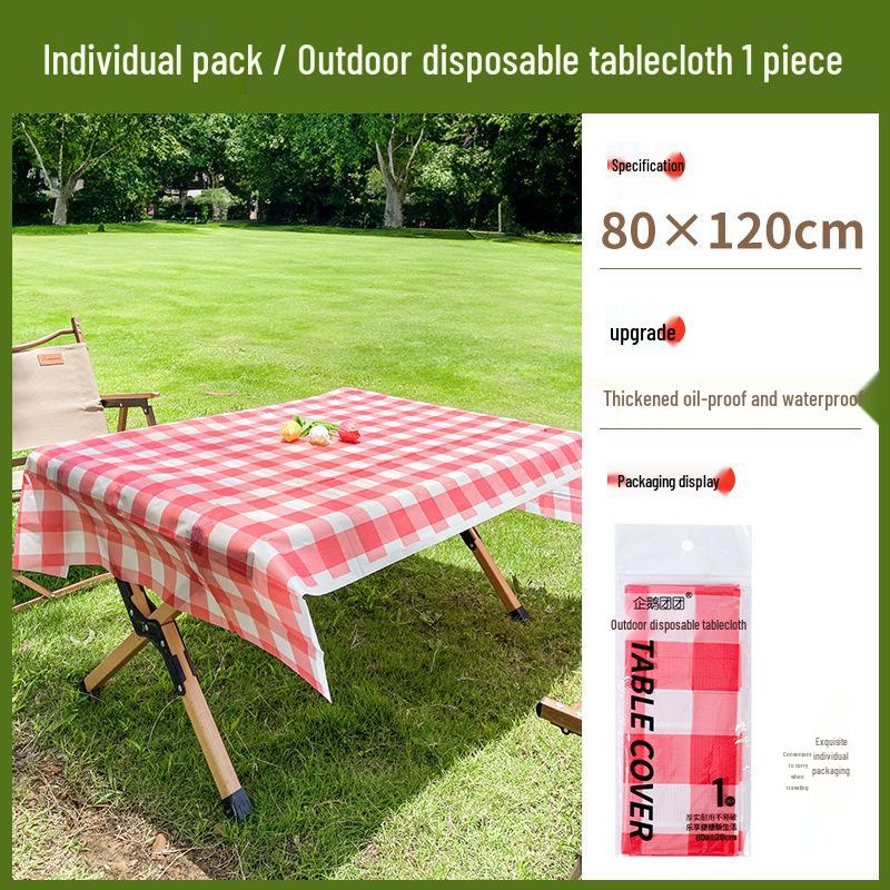 Red Disposable Plastic Tablecloths - 10 Pack for Weddings & Banquets