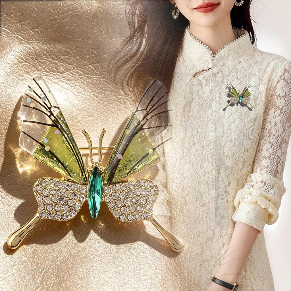 Elegant Butterfly Brooch: Sweet New-Style Luxury Insect Pin, High-End Accessory