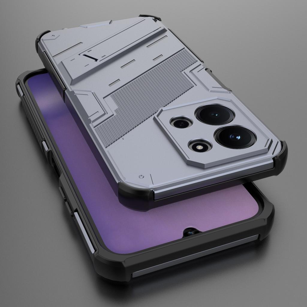 For Xiaomi Redmi 15C 4G Case For Case for Redmi 15C 5G Punk Stlye Phone Holder Protective Armor Bumper Cover Xiaomi Redmi 15C 5G