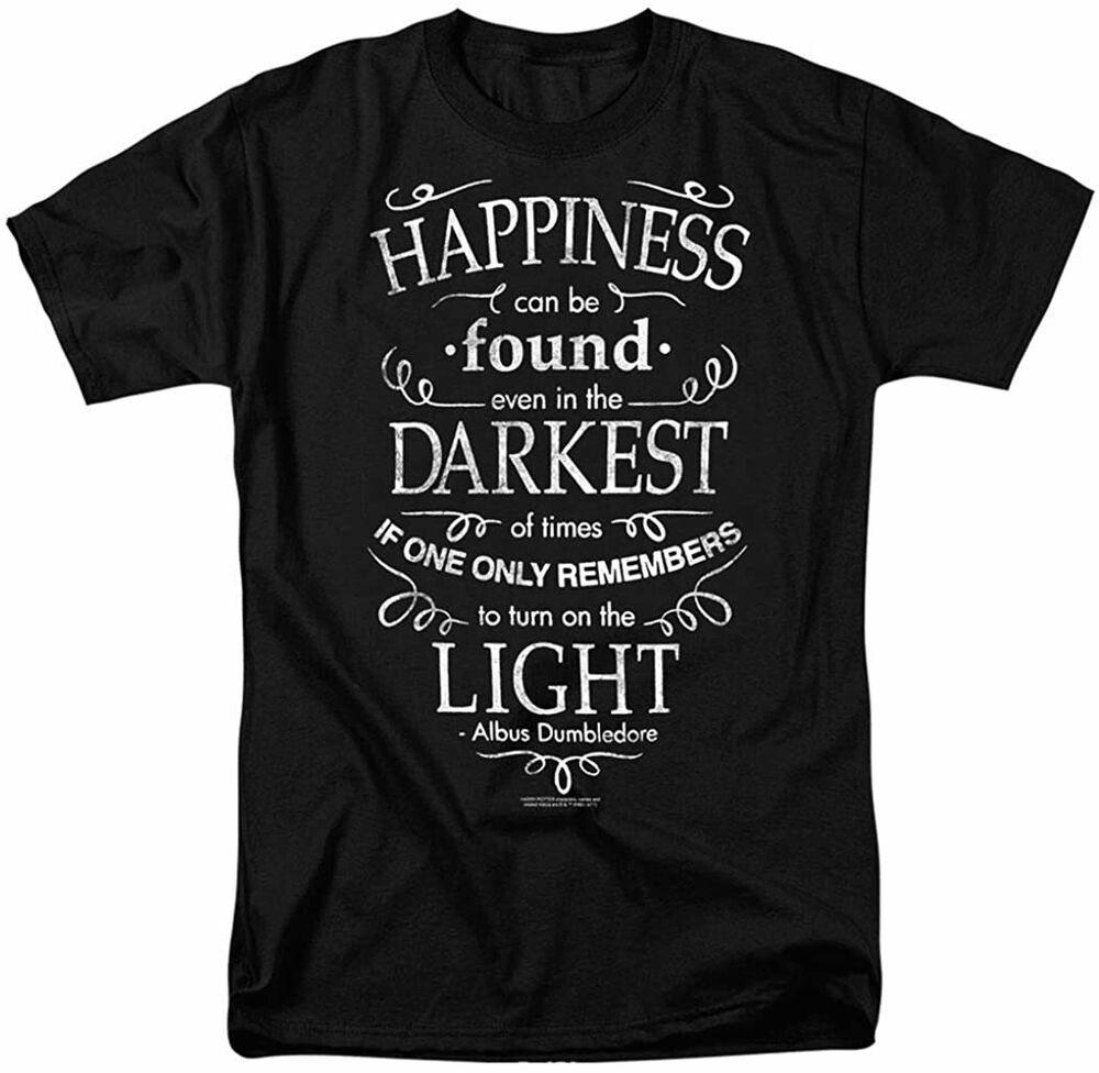 

Harrypotter12 Dumbledore Happiness Quote T-Shirt S Us Cotton Impression 2020