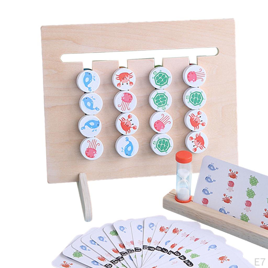 puzzle playing Color Shape Sorting Logical Memory Toy