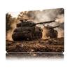 Military Tanks In Action Metal Poster Customized Wall Art Retro Vintage Tinplate Signs for Decor Room Decoration Gaming House