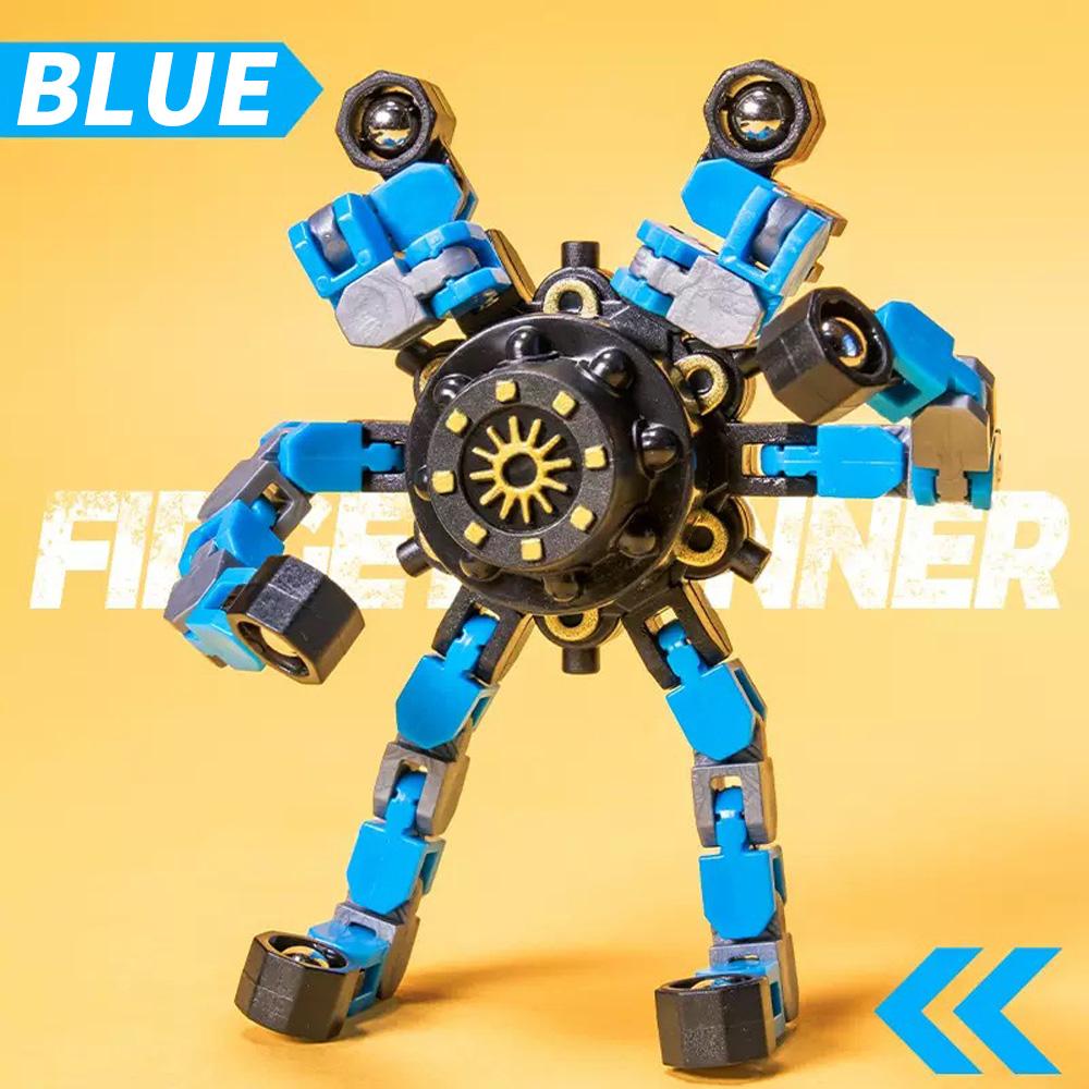 4pcs/2pcs/1pc Deformation Decompression Mechanical Fingertip Gyroscope Can Be Freely Deformed To Exercise Children's Hands-on a