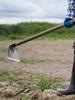 Manganese Steel Small Hoe for Digging Soil Garden Hoe Household Outdoor Farming Tools for Planting Vegetables and Flowers