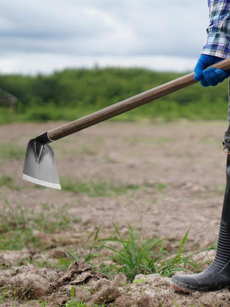 

Manganese Steel Small Hoe for Digging Soil Garden Hoe Household Outdoor Farming Tools for Planting Vegetables and Flowers CN