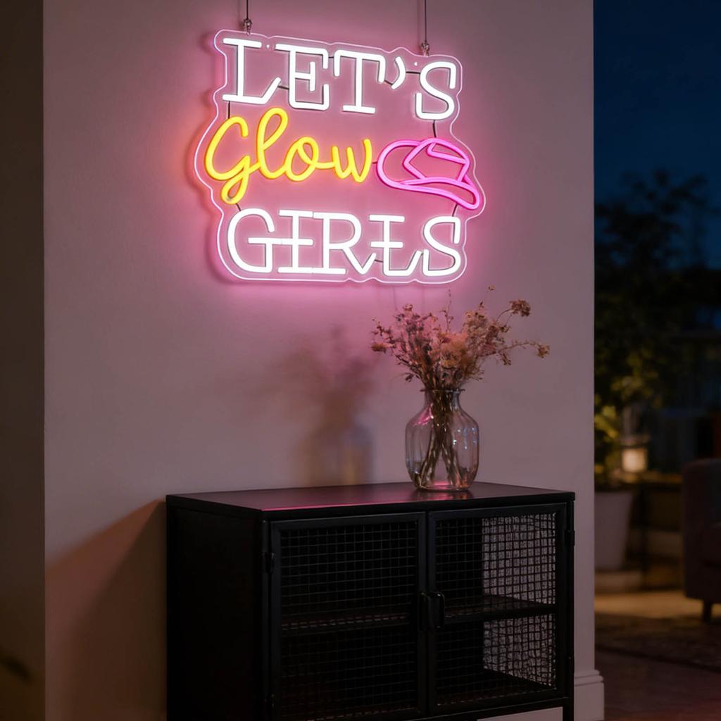 LED Neon Sign Night Light Lip Light Wall Decoration Christmas Wedding