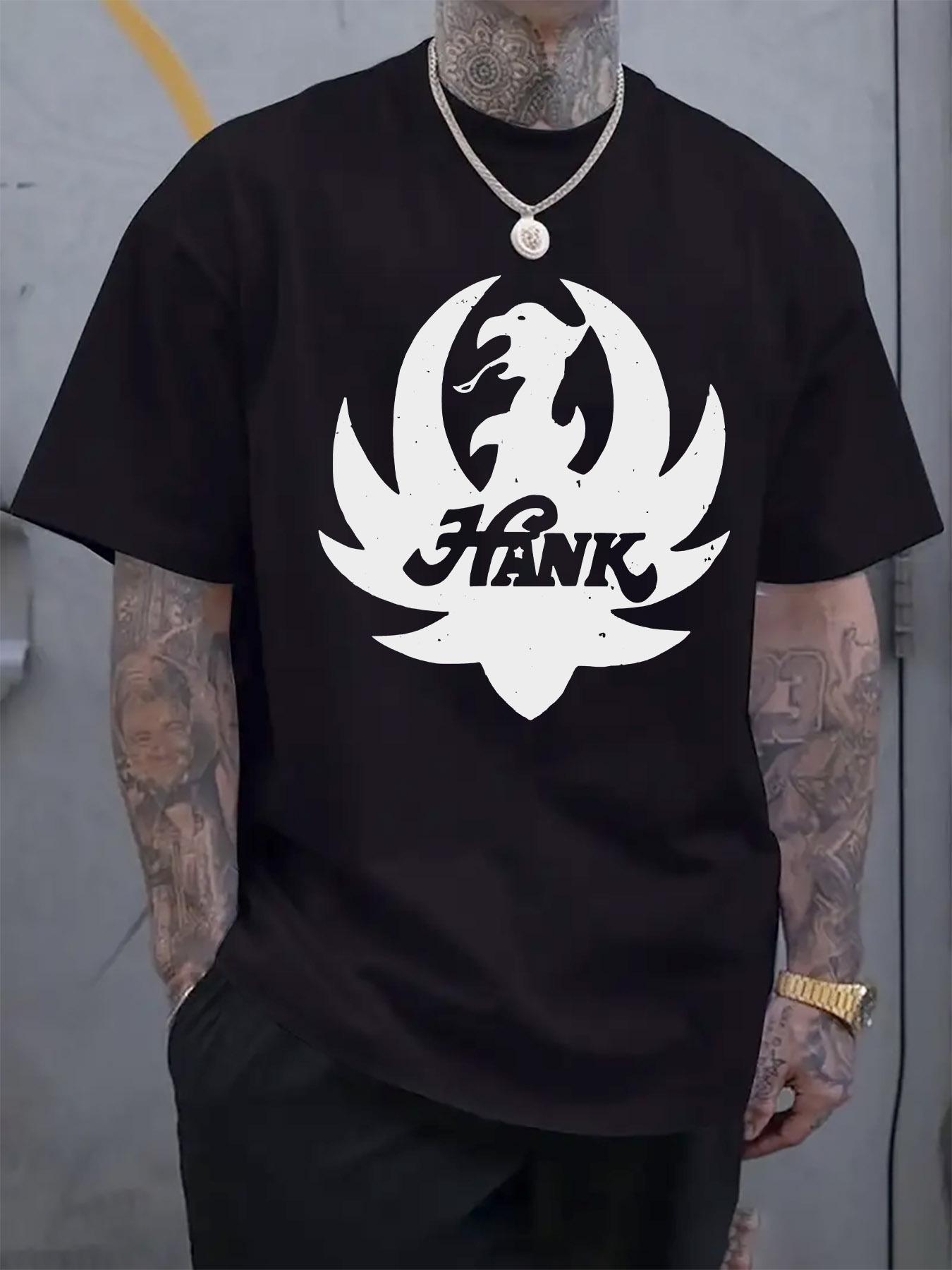 Black Casual Short Sleeve Tshirt with Iconic White Logo P... M