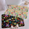 Pattern Colorful Owls Floor Mat INS Style Soft Bedroom Floor House Laundry Room Mat Anti-skid Household Carpets