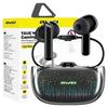 Awei Bluetooth 5.3 Kopfhörer T52 Pro2Tws + Dockingstation Schwarz/Black