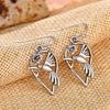 A Pair of Street Fashion, Cool and Hip-hop Style Flower Pendant Bird Multi-functional Earrings