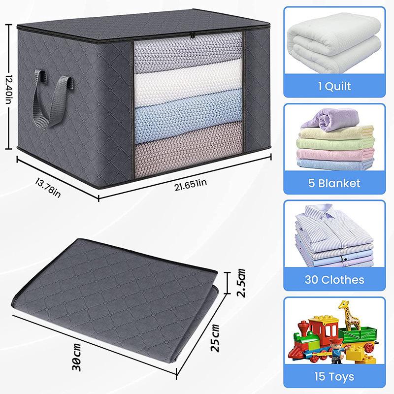 Thickened Non-Woven Fabric Storage Bag - Dustproof, Moisture-Proof for Quilts and Clothing