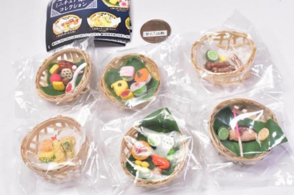 Miniature Kaiseki Collection from a Restaurant x Complete Set of 6 Gachapon Capsule Toys Long-Established